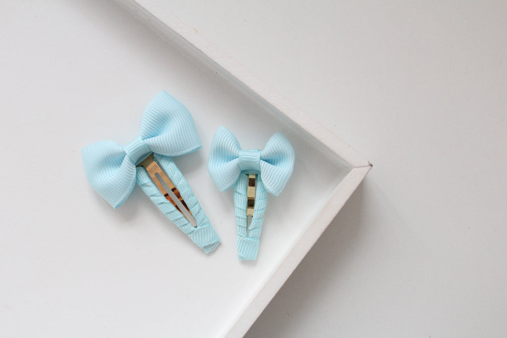 Pinch bow snappy clips | 32 Colours | 2 Sizes