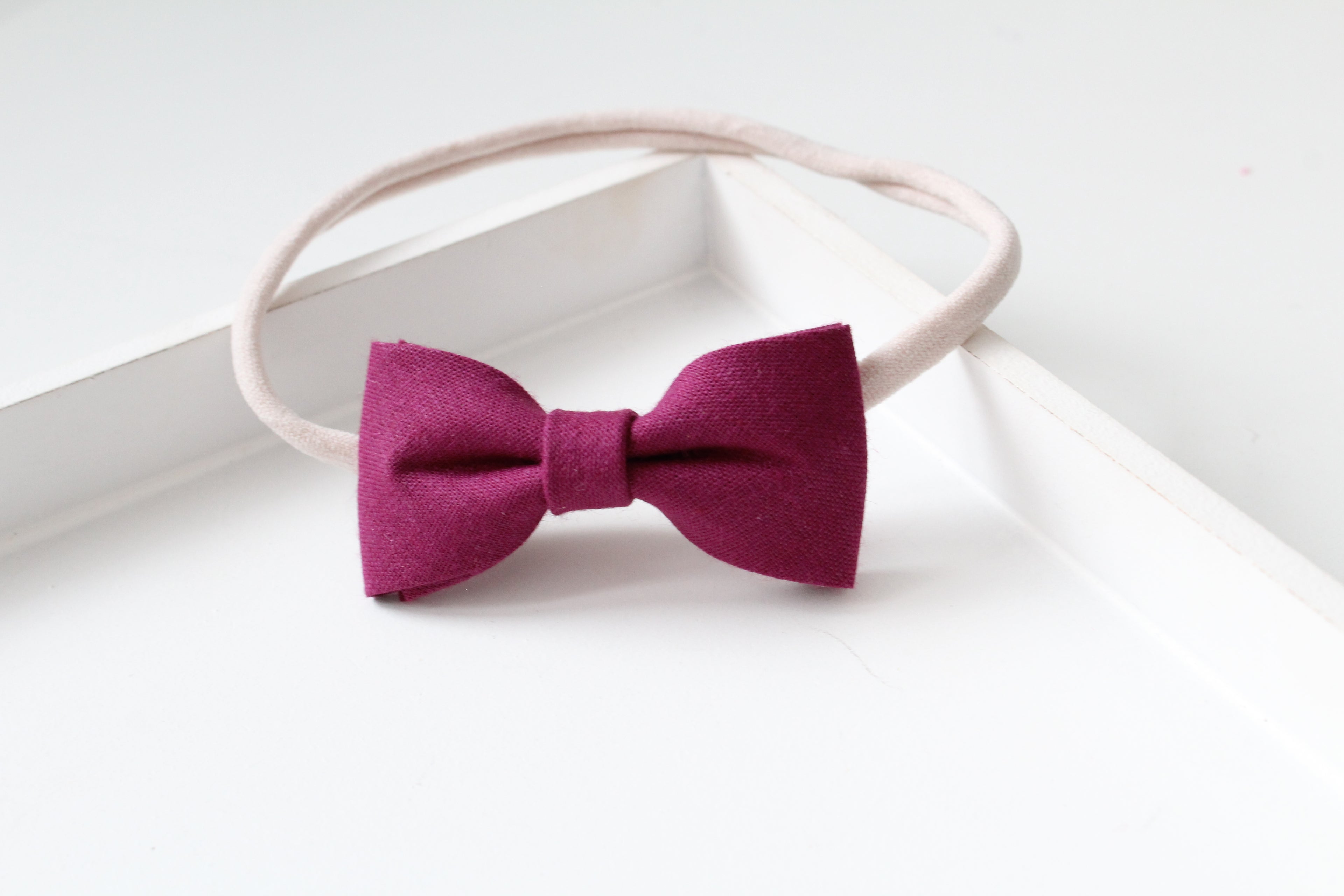 Cotton pinch bows | 23 Colours Clip or headband