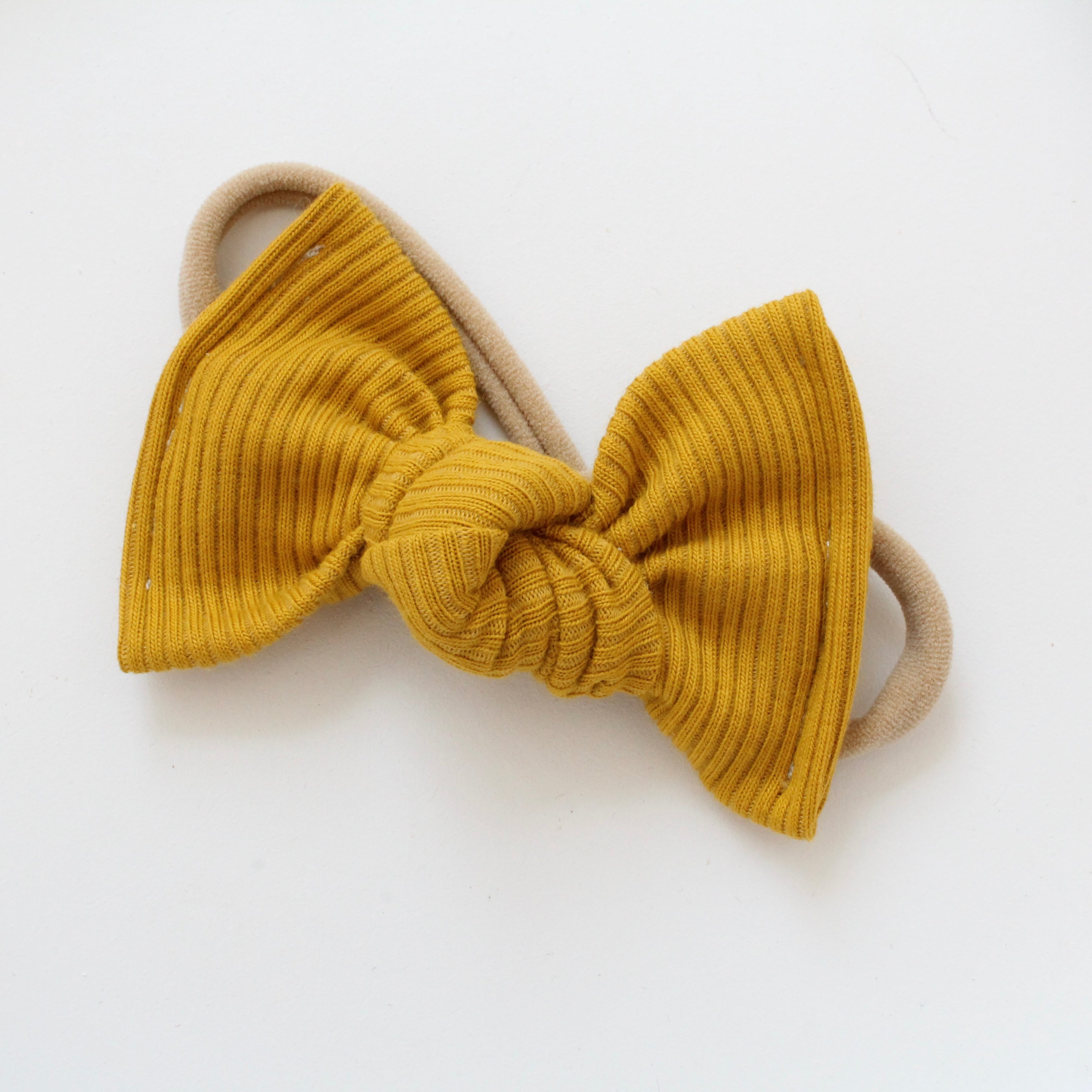 Large jersey ribbed knot bows | 20 Colours