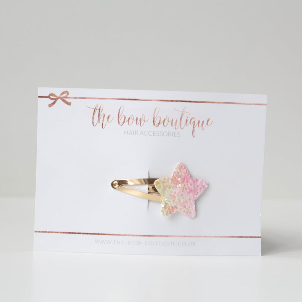 My first glitter star snappy clips | 21 Colours
