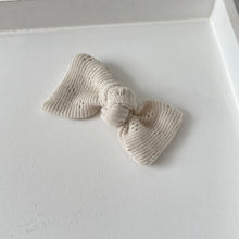 Load image into Gallery viewer, Petite jersey ribbed knot bows - (20 Colours)