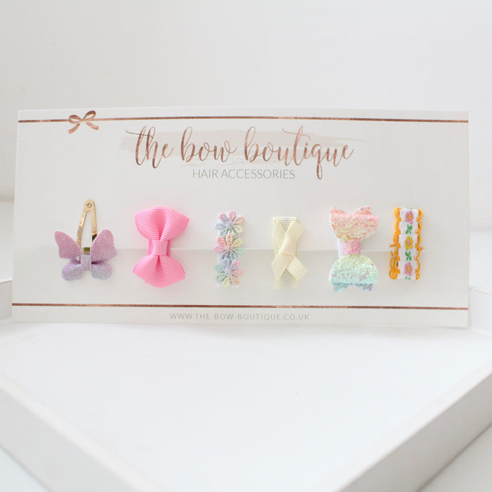 My first rainbow clip set