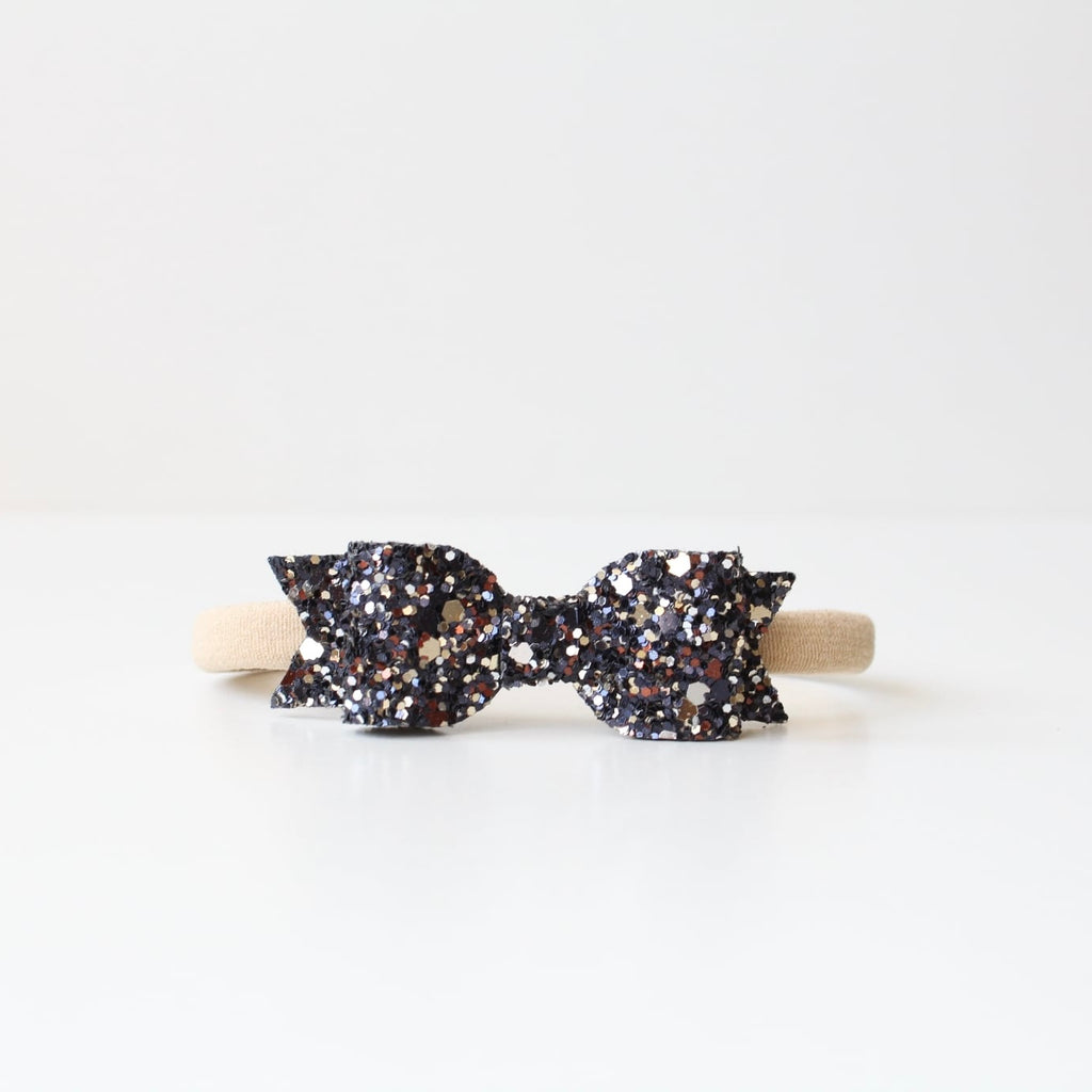 Small glitter bows | 22 Colours | Clip or headband
