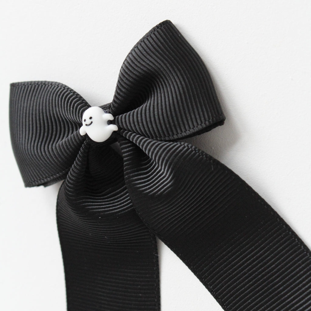 Halloween ghost bow clips