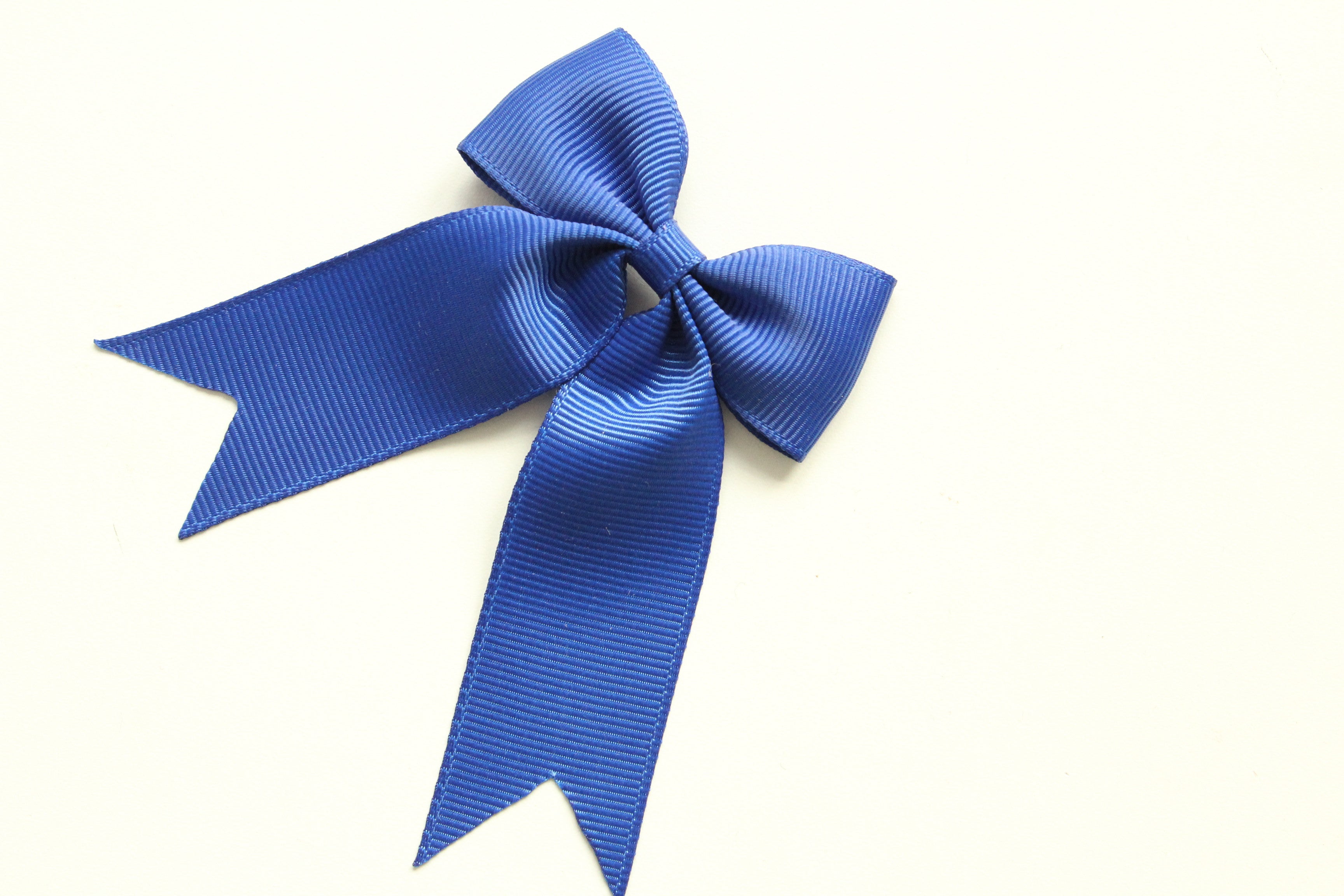 Personalised tail pinch ribbon bows | 33 colours