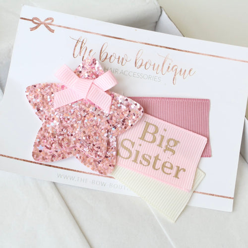 Big sister star hair clip