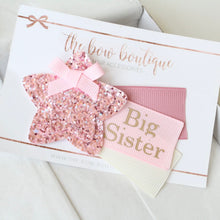 Load image into Gallery viewer, Big sister star hair clip