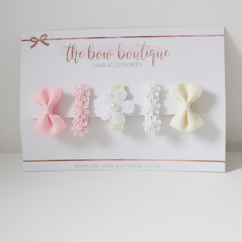 My first delicate clip set