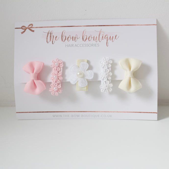 My first delicate clip set