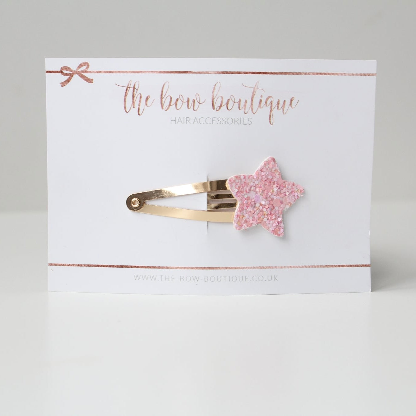 Glitter star snappy clips | 21 colours