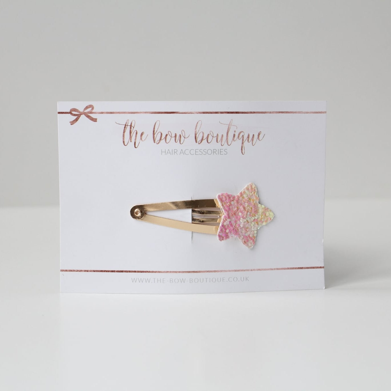 Glitter star snappy clips | 21 colours