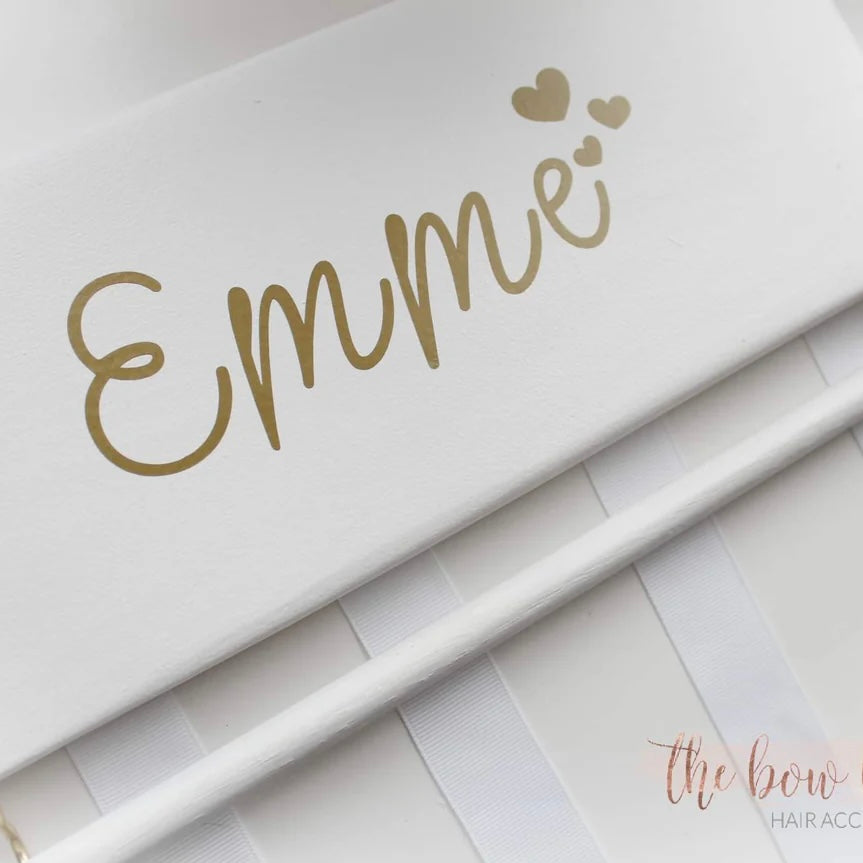 Personalised bow holder
