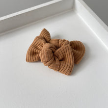 Load image into Gallery viewer, Petite jersey ribbed knot bows - (20 Colours)