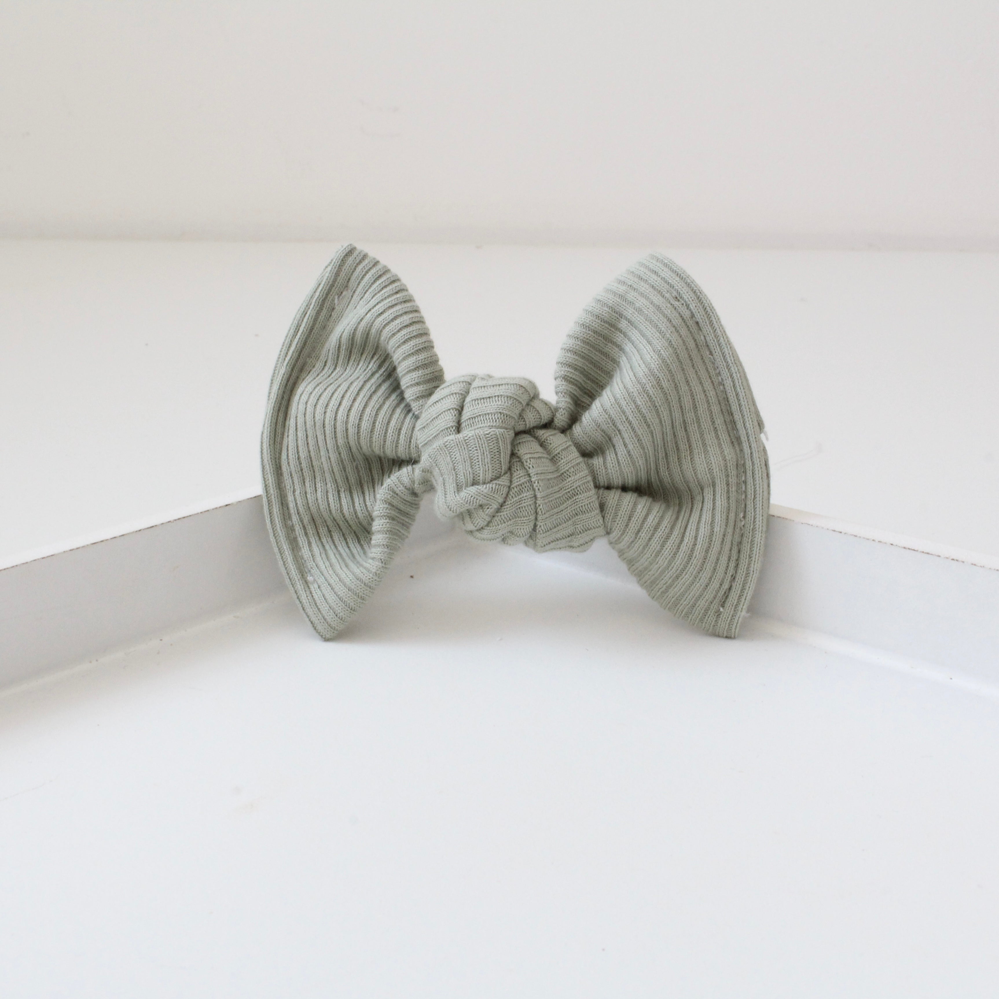 Large jersey ribbed knot bows | 20 Colours