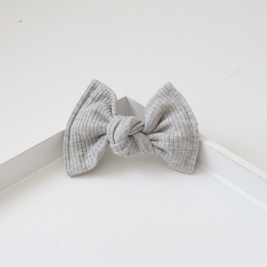 Large jersey ribbed knot bows | 20 Colours