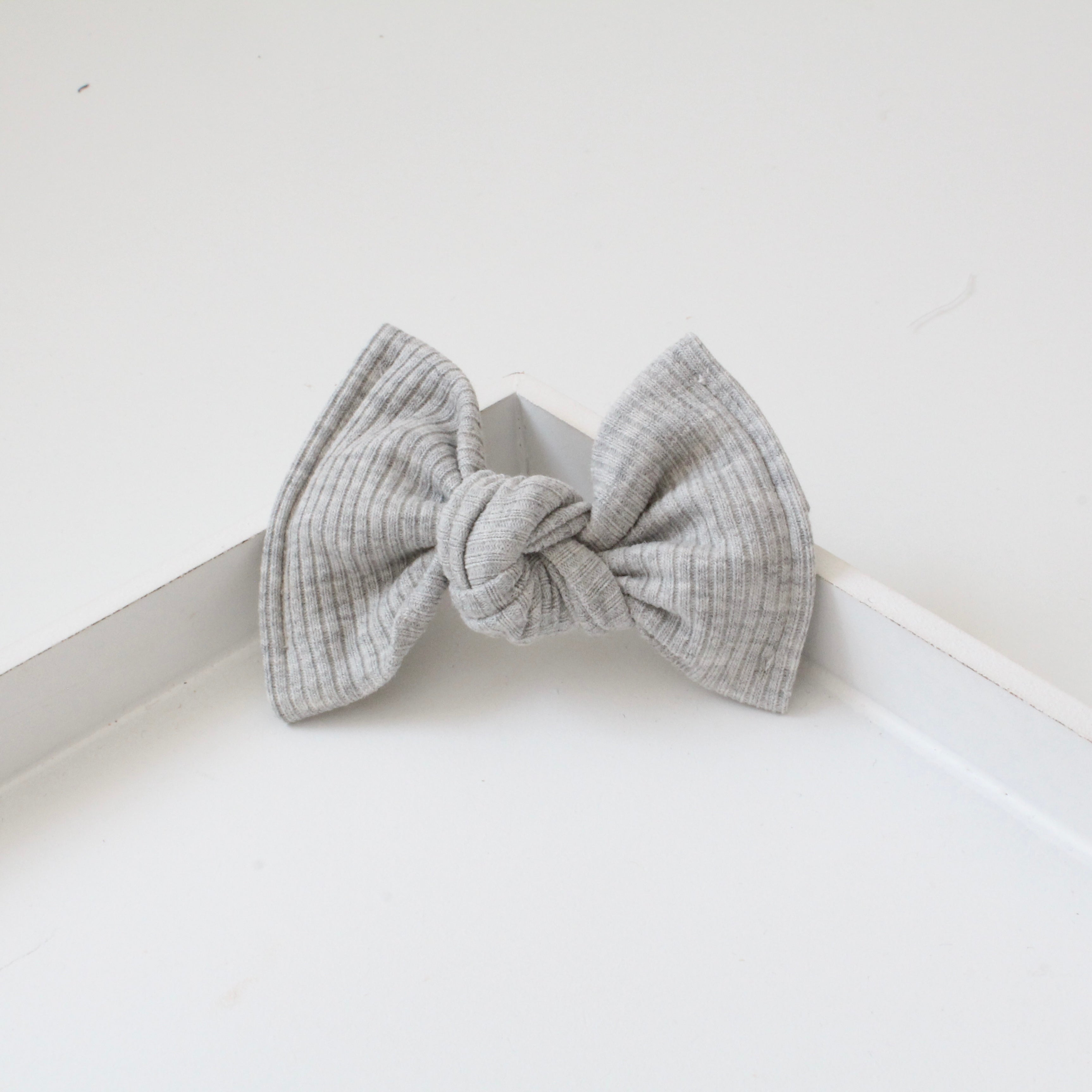 Large jersey ribbed knot bows | 20 Colours