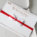 Football pinch bow headband | Red band