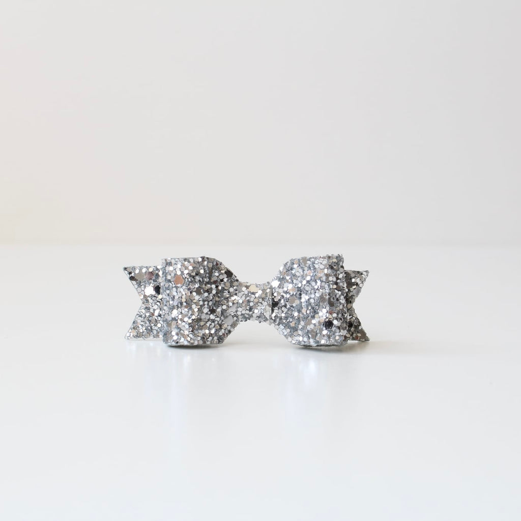 Small glitter bows | 22 Colours | Clip or headband