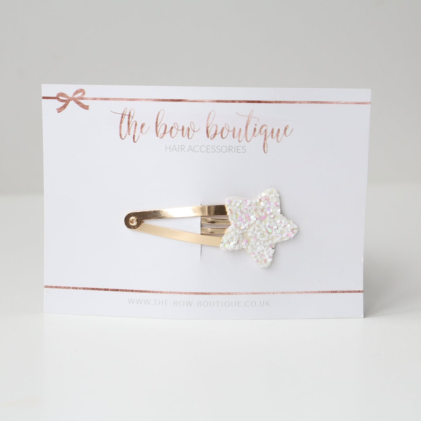 Glitter star snappy clips | 21 colours