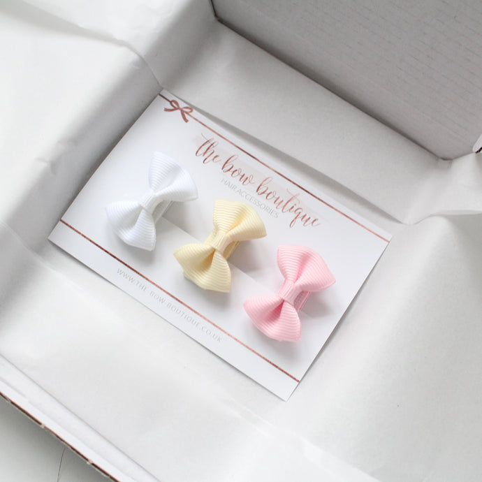 My first mini pinch set of 3 | clips or bobbles