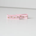 Pink heart ribbon clip