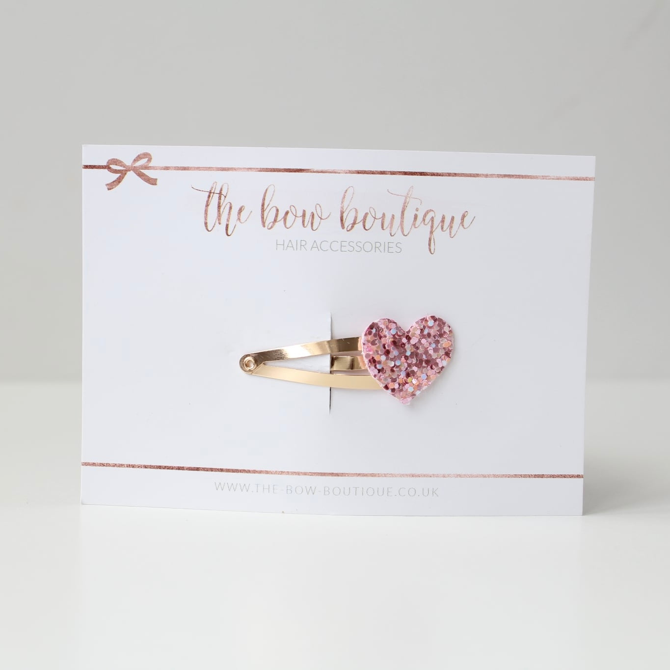 My first glitter heart snappy clip | 20 Colours