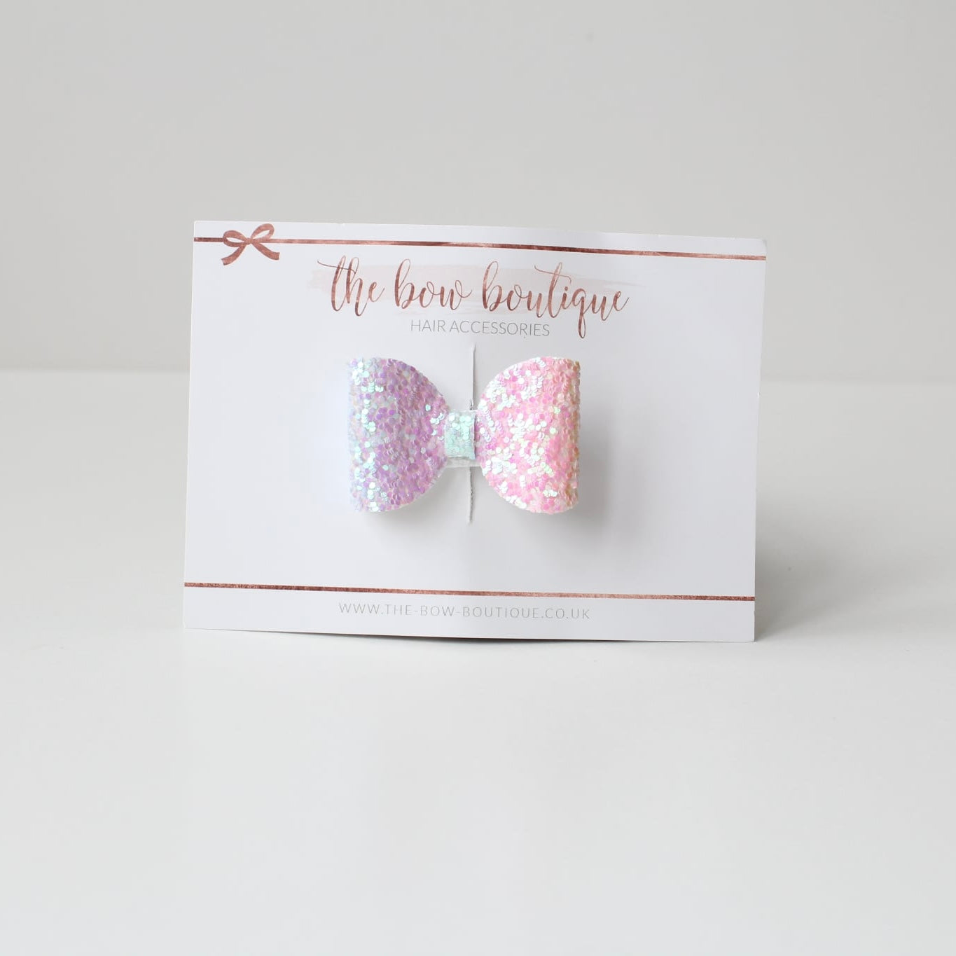 Mini glitter bows | 22 Colours | Clip or bobble