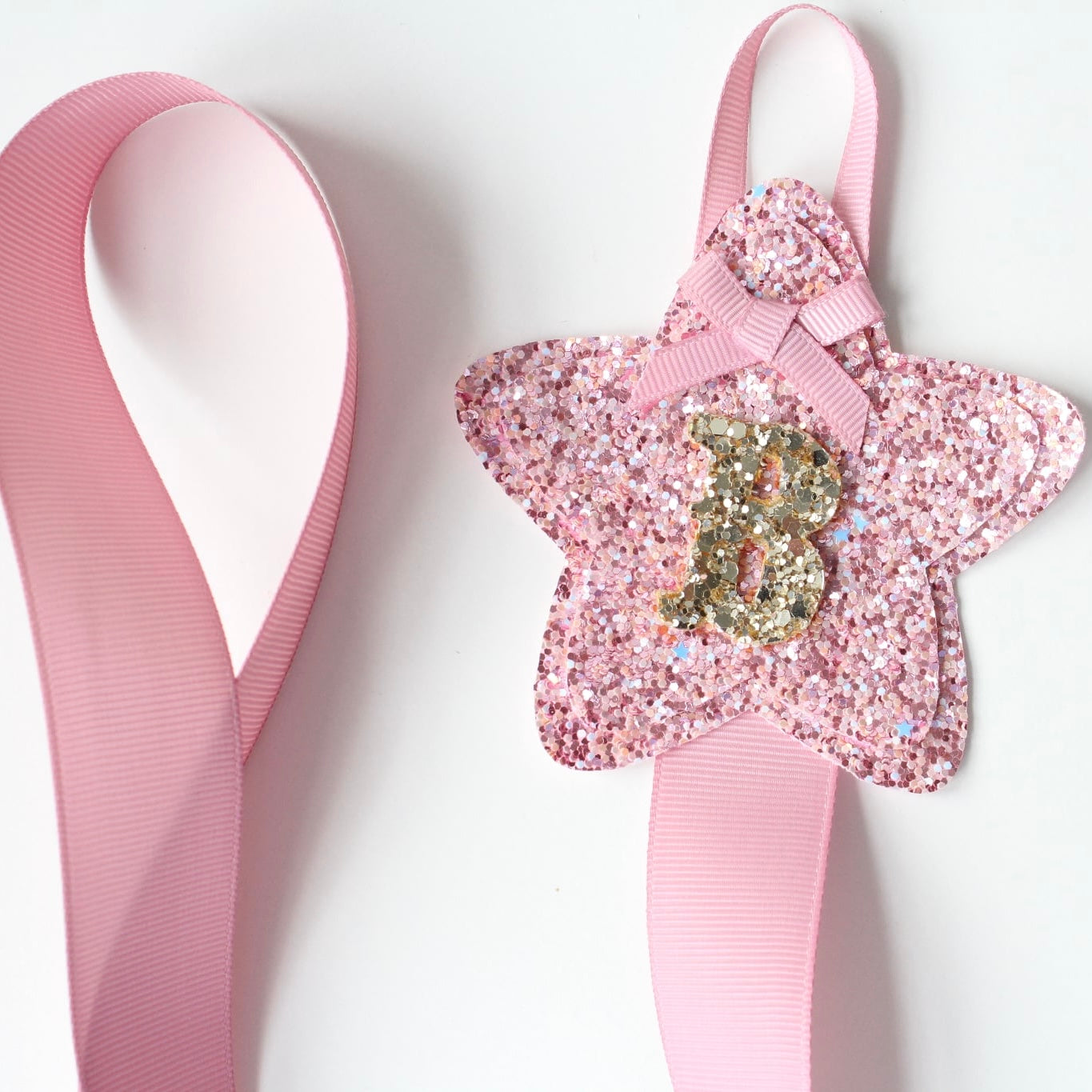 Star clip holder - Dusky pink