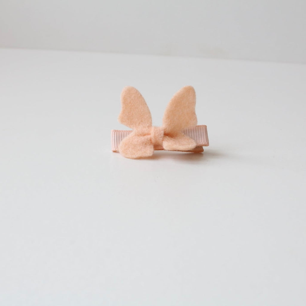 Felt butterflys on lined clip | 26 Colours