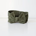 Olive cable headwrap