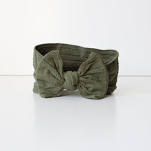 Load image into Gallery viewer, Olive cable headwrap