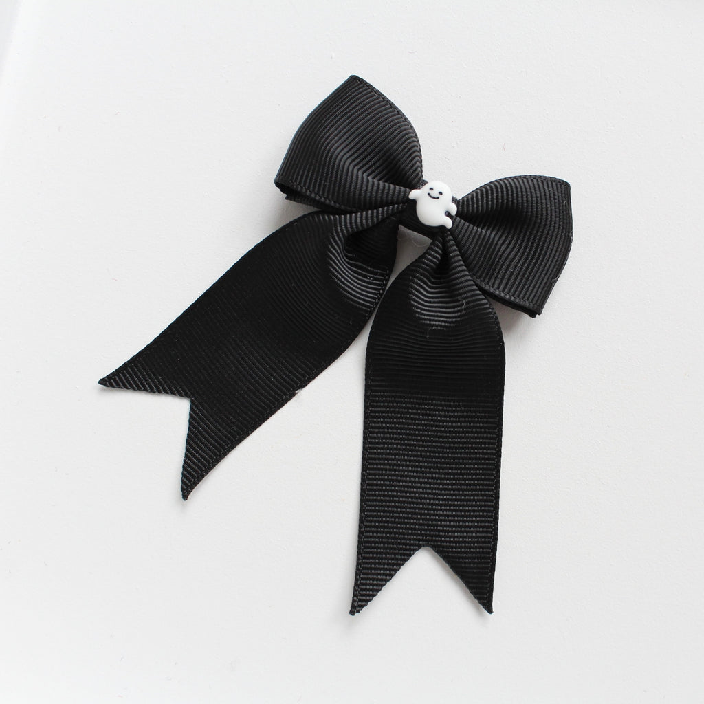 Halloween ghost bow clips