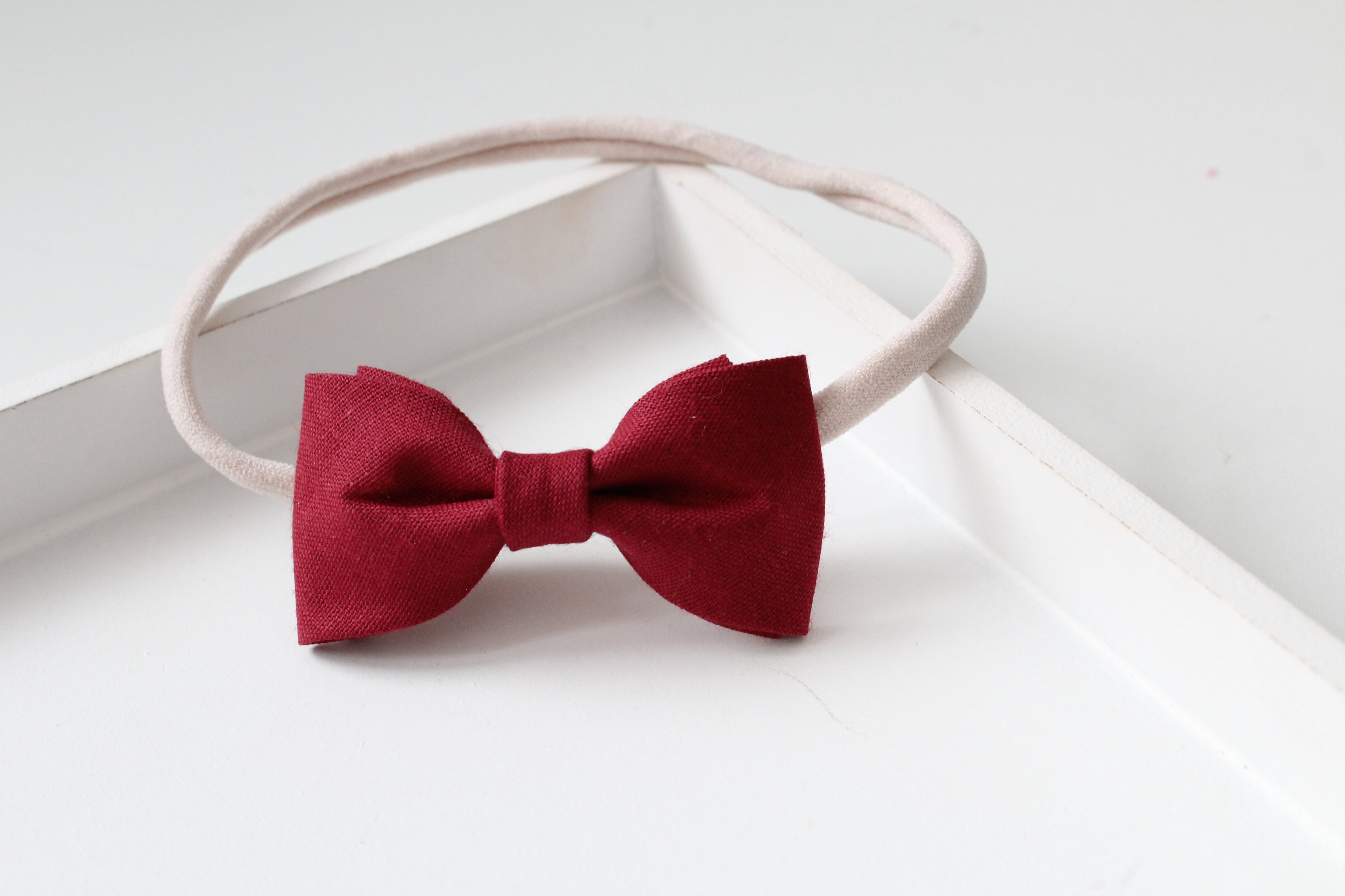 Cotton pinch bows | 23 Colours Clip or headband