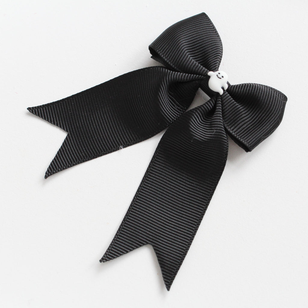 Halloween ghost bow clips