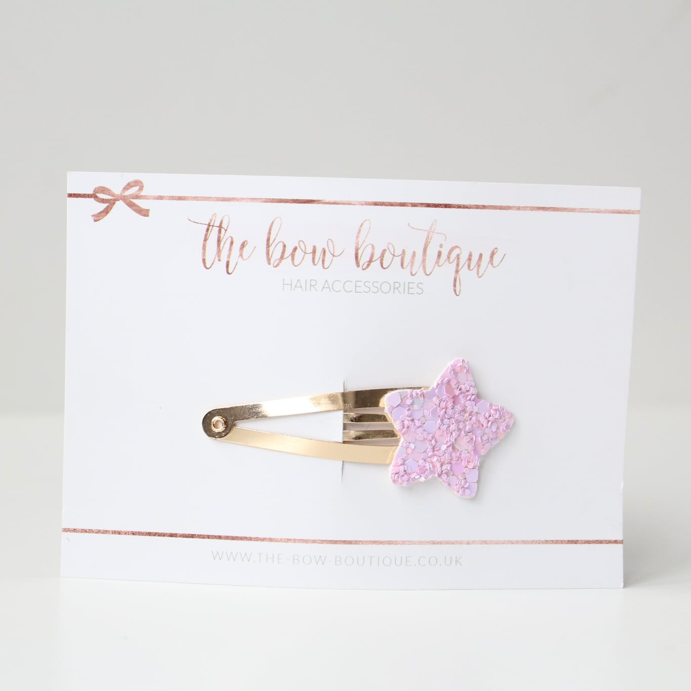 Glitter star snappy clips | 21 colours