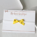 Bee hand tied ribbon bow headband