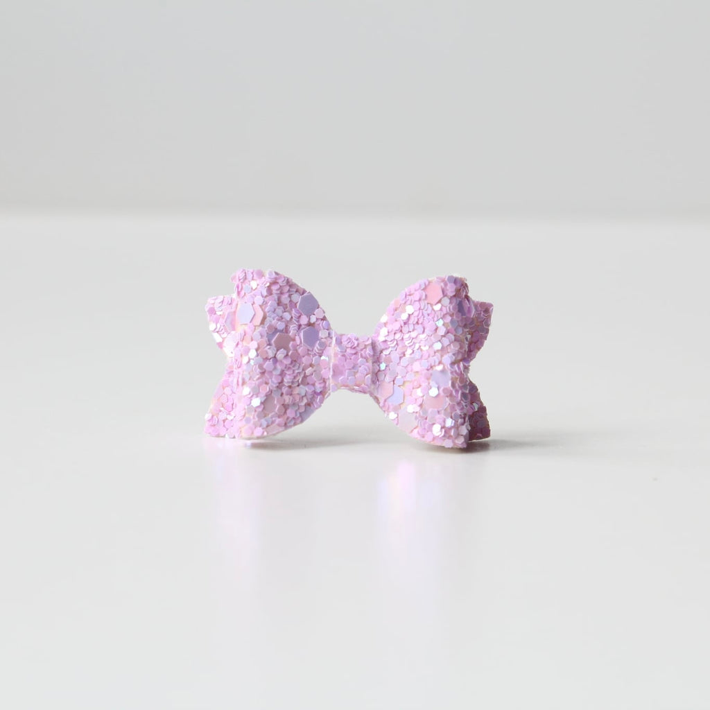 Petite deluxe glitter bows | 22 Colours | Clip, headband or bobble
