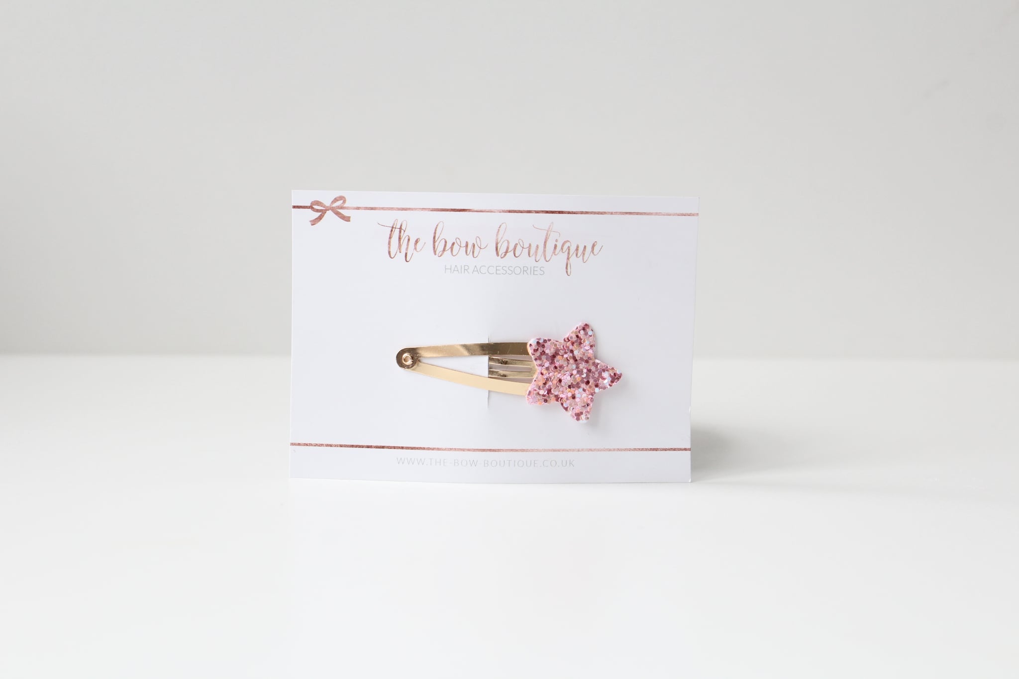 Glitter star snappy clips | 21 colours