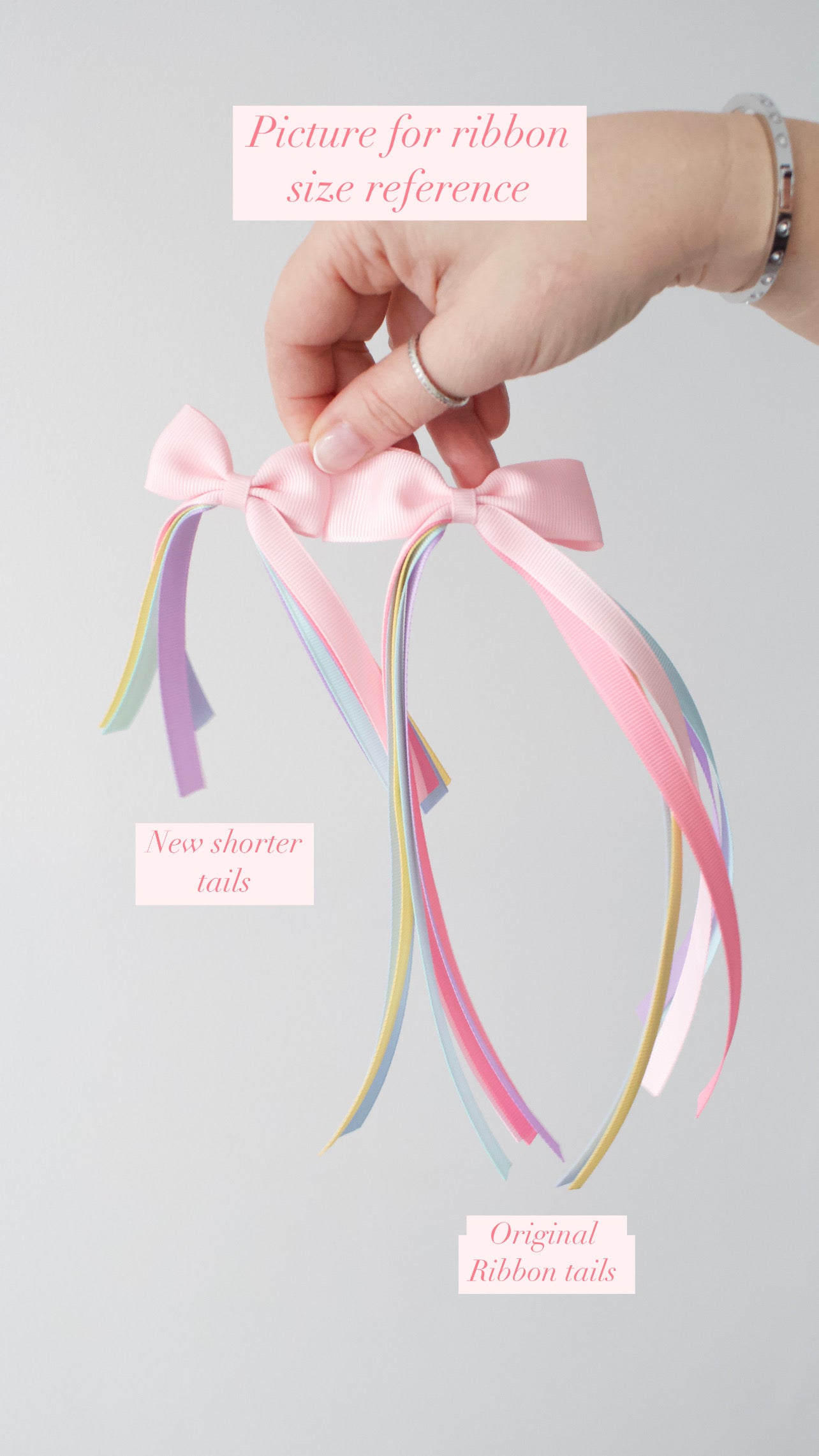 Burgundy & blue tail pinch ribbon bow | 2 sizes | Clip or bobble