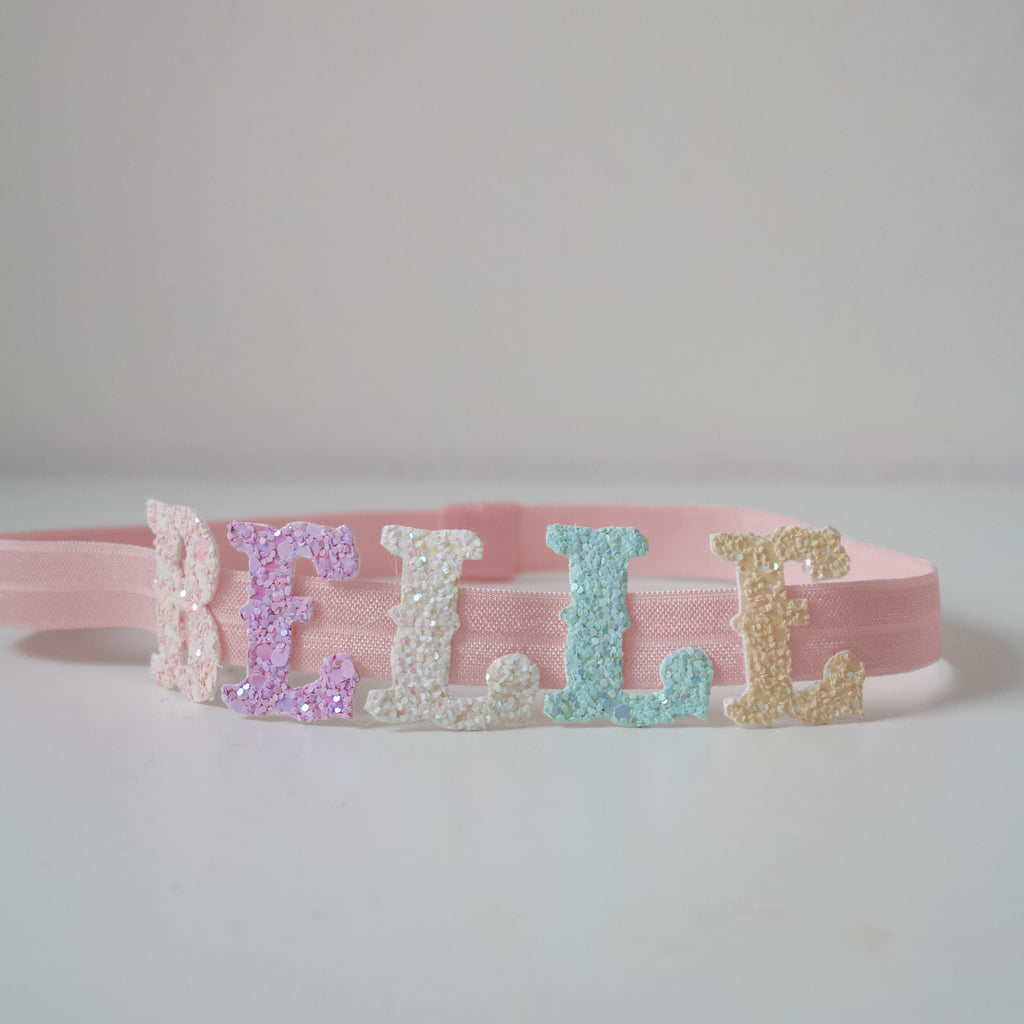 Personalised name headband