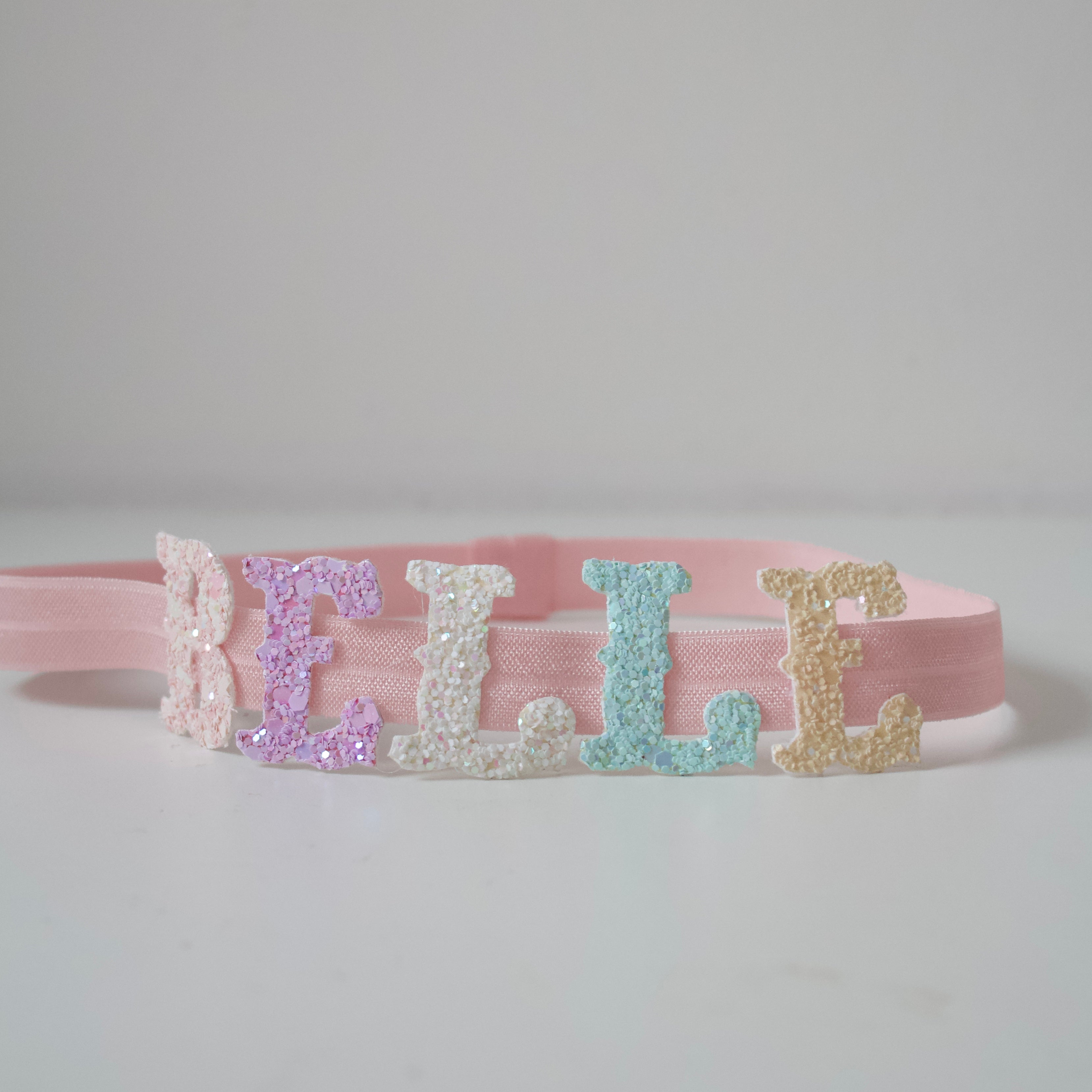Personalised name headband