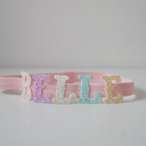 Personalised name headband