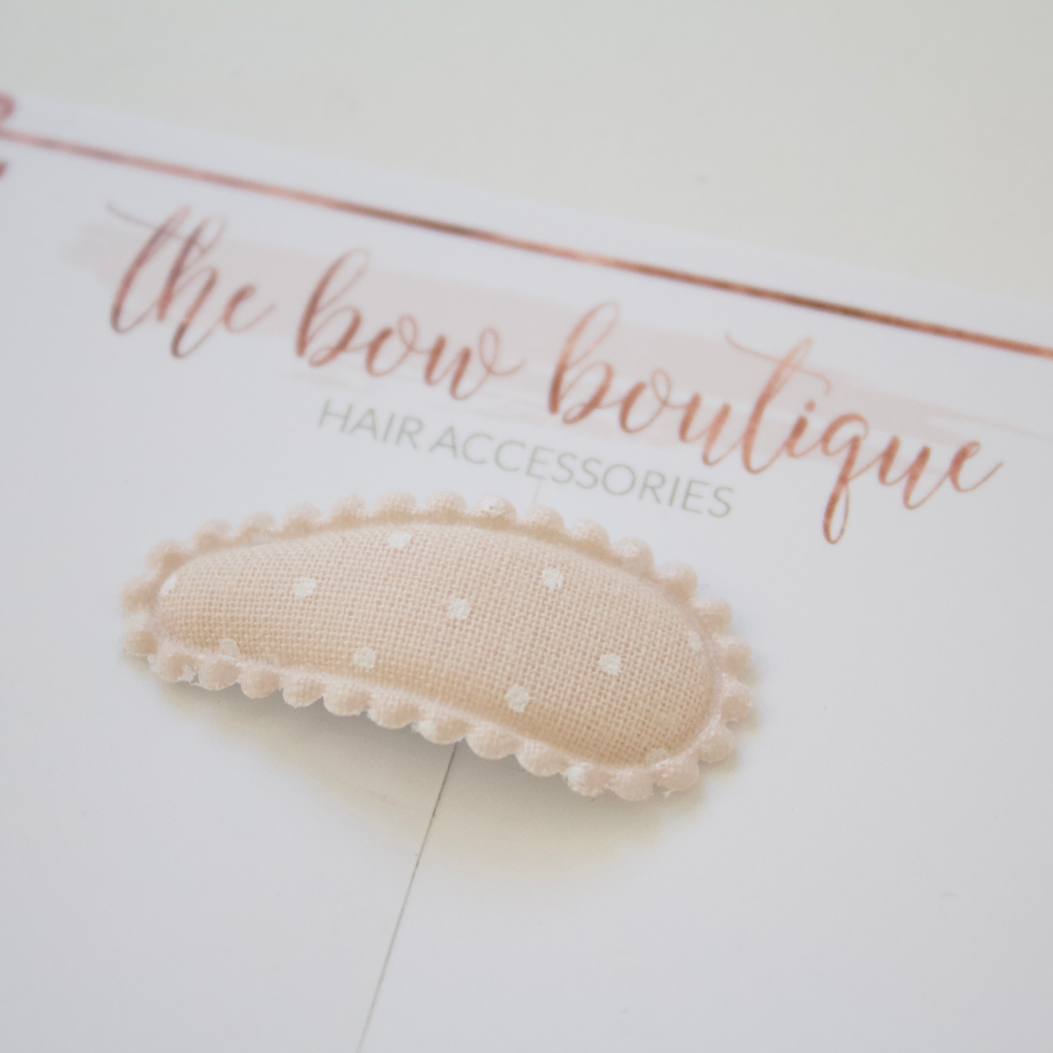 My first embroidered snappy clips