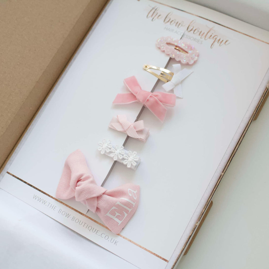 My first pinks clip set