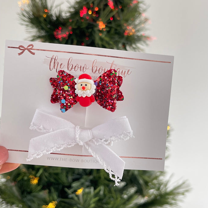 Santa mini clip set