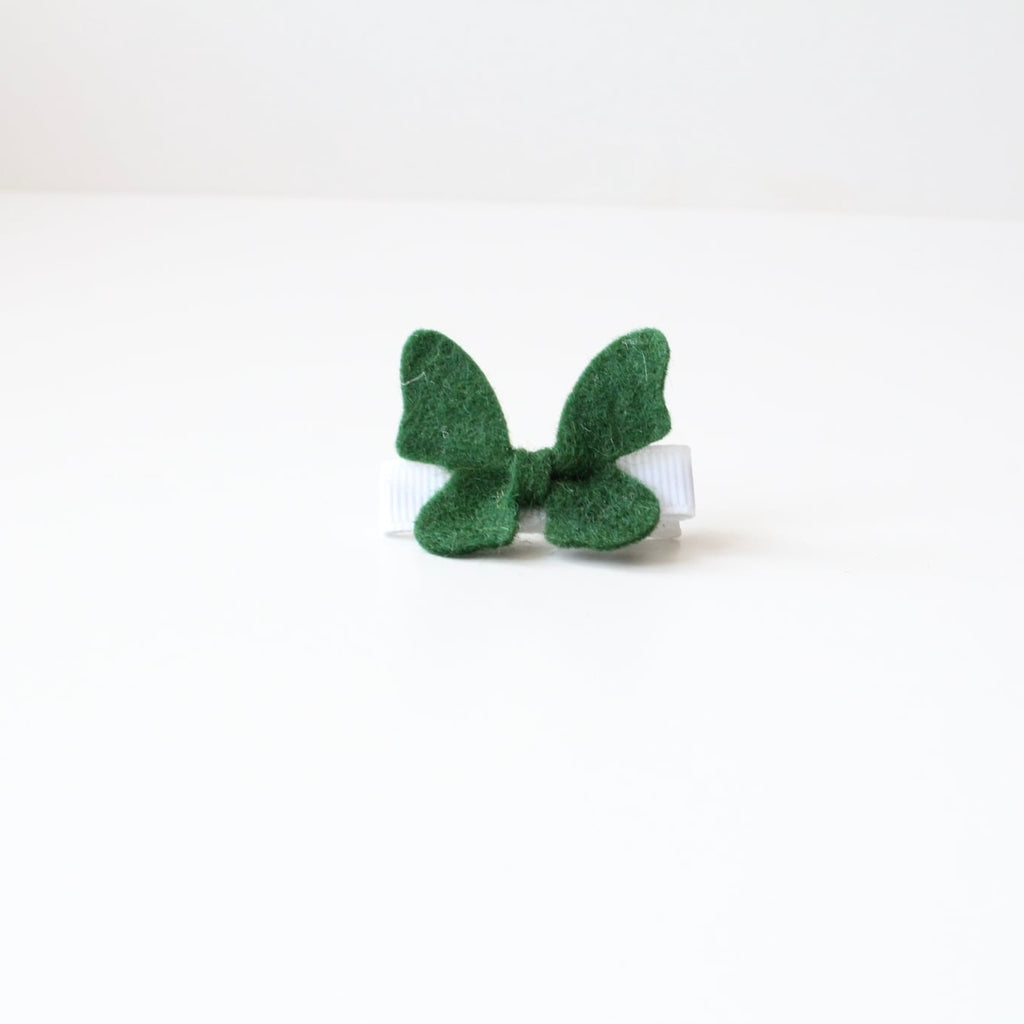 Felt butterflys on lined clip | 26 Colours