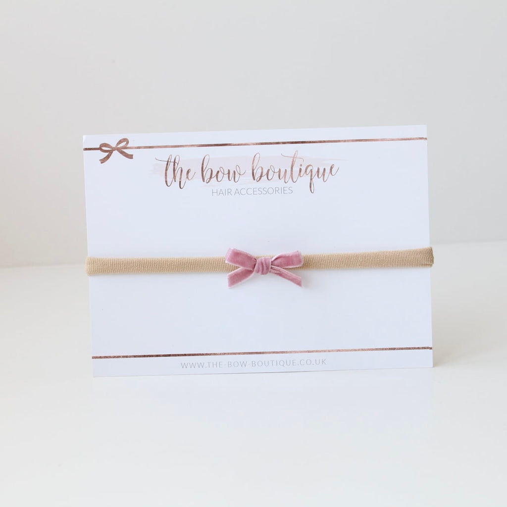 My petite velvet bow | 6 colours | Clips & headbands