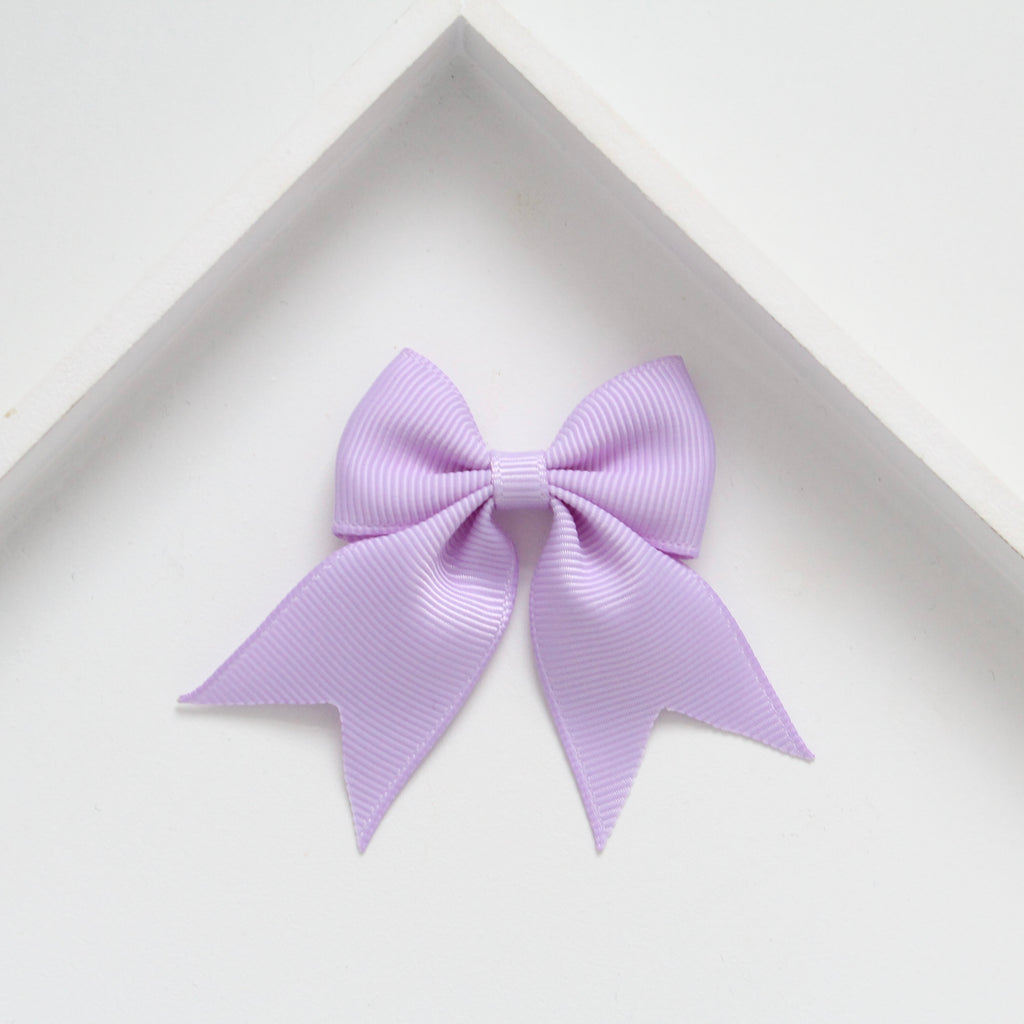 Personalised short tail pinch ribbon | 34 colours | Clip or bobble