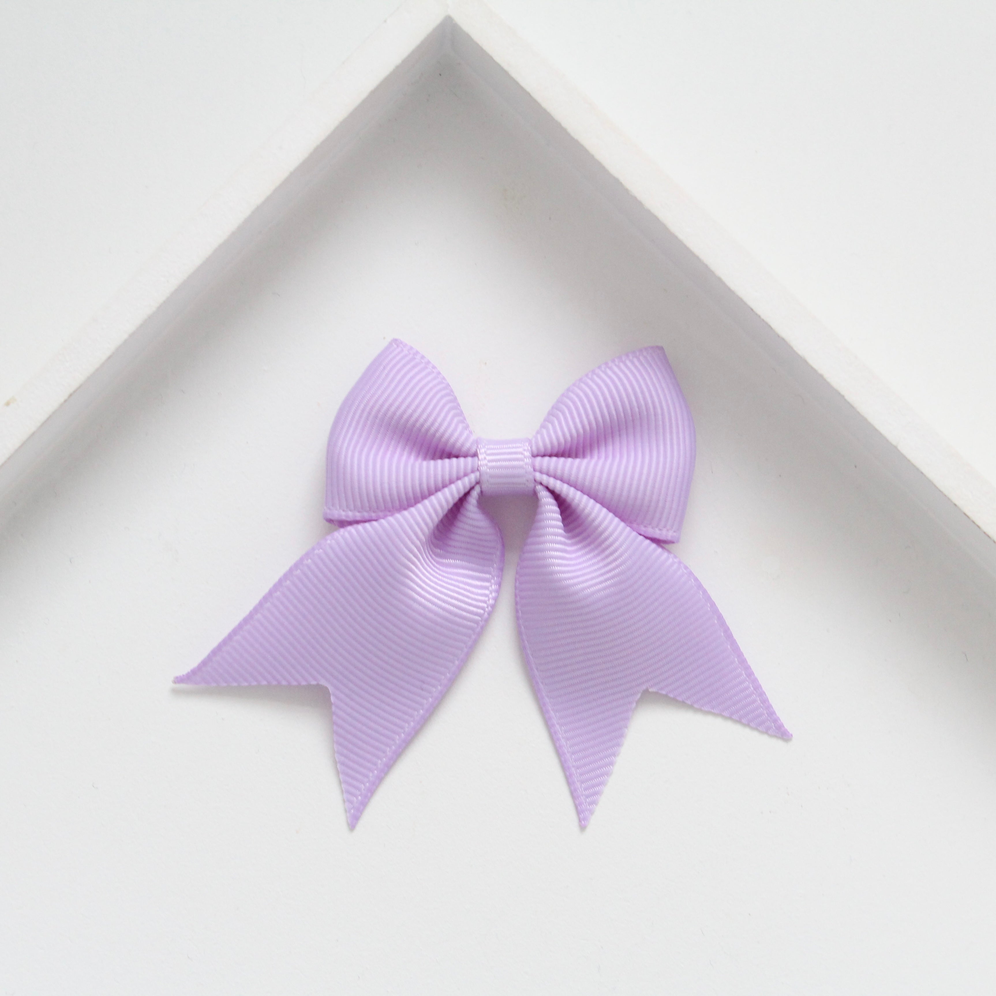 Personalised short tail pinch ribbon clip & bobbles | 34 colours