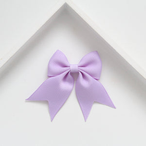 Personalised short tail pinch ribbon clip & bobbles 33 colours
